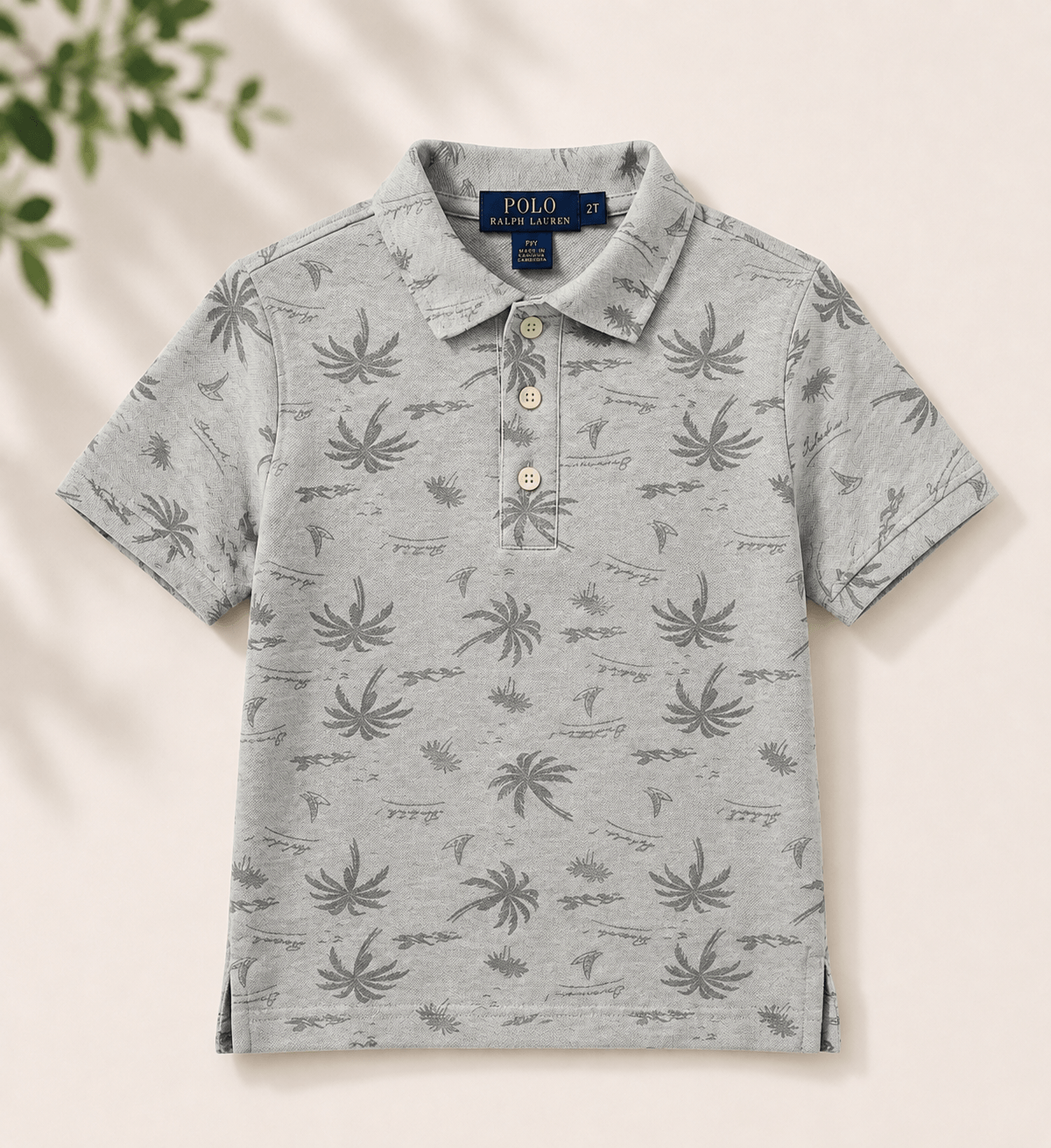 Kids Premium Classic Polo T-shirt Brown