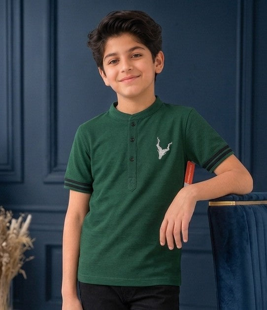Boys Premium Quality Collar T-Shirt ✨