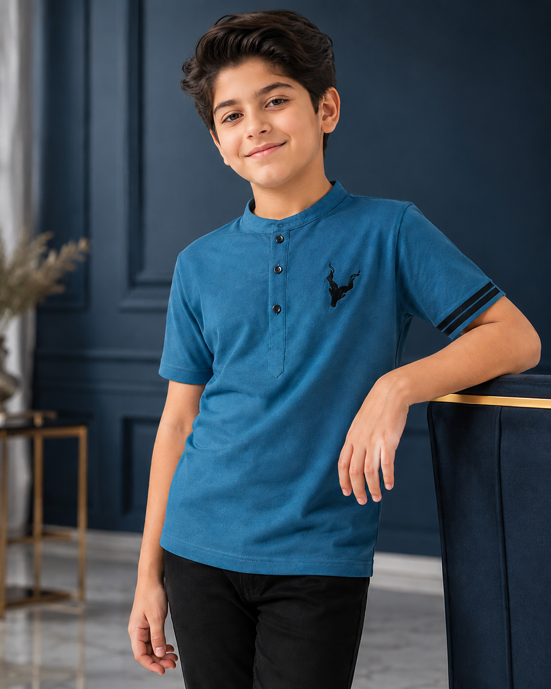 Boys Premium Quality Collar T-Shirt ✨