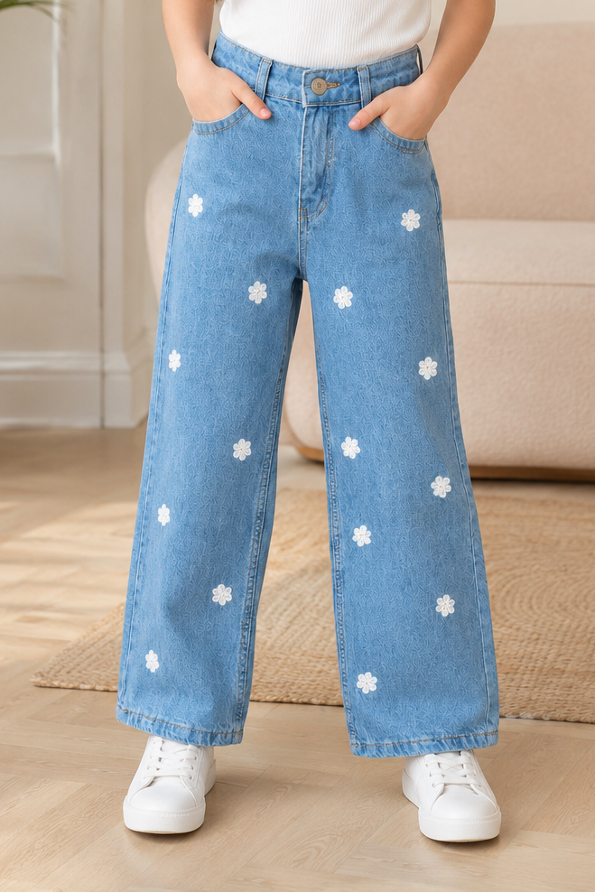 Soft Comfort Embroidered DNM Pant 💖