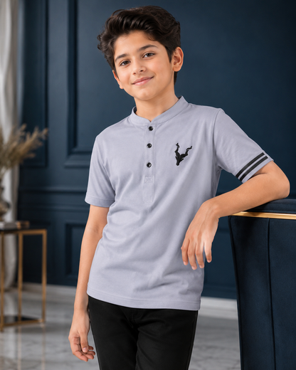 Boys Premium Quality Collar T-Shirt ✨