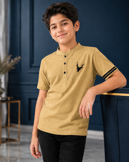 Boys Premium Quality Collar T-Shirt ✨