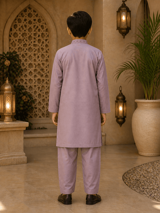 Premium Lavender Kurta Trouser Set fir Boys