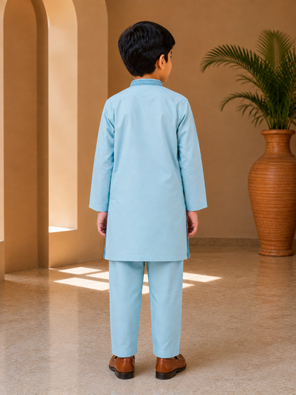 Premium Kids Embroidered Kurta Pajama Set