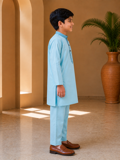 Premium Kids Embroidered Kurta Pajama Set