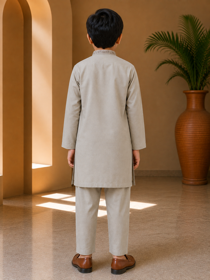 Premium Kids Embroidered Kurta Pajama Set