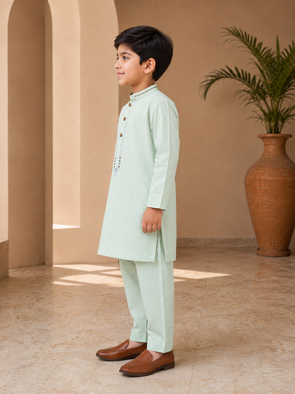 Premium Kids Embroidered Kurta Pajama Set