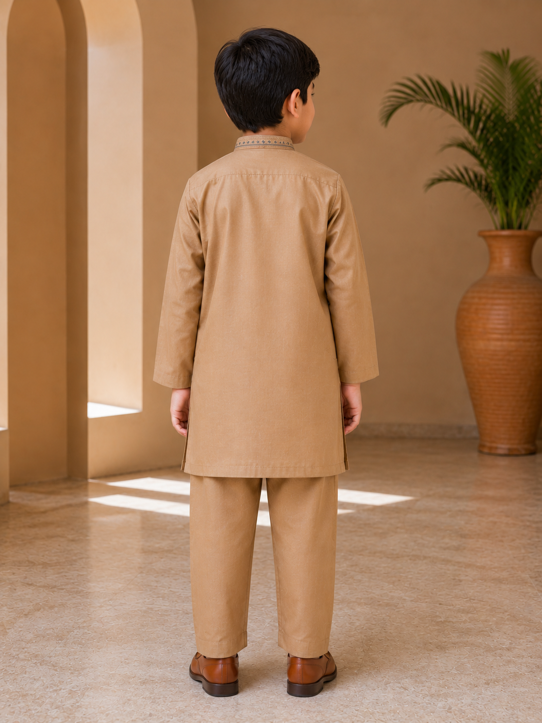 Premium Kids Embroidered Kurta Pajama Set