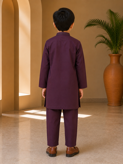 Premium Kids Embroidered Kurta Pajama Set