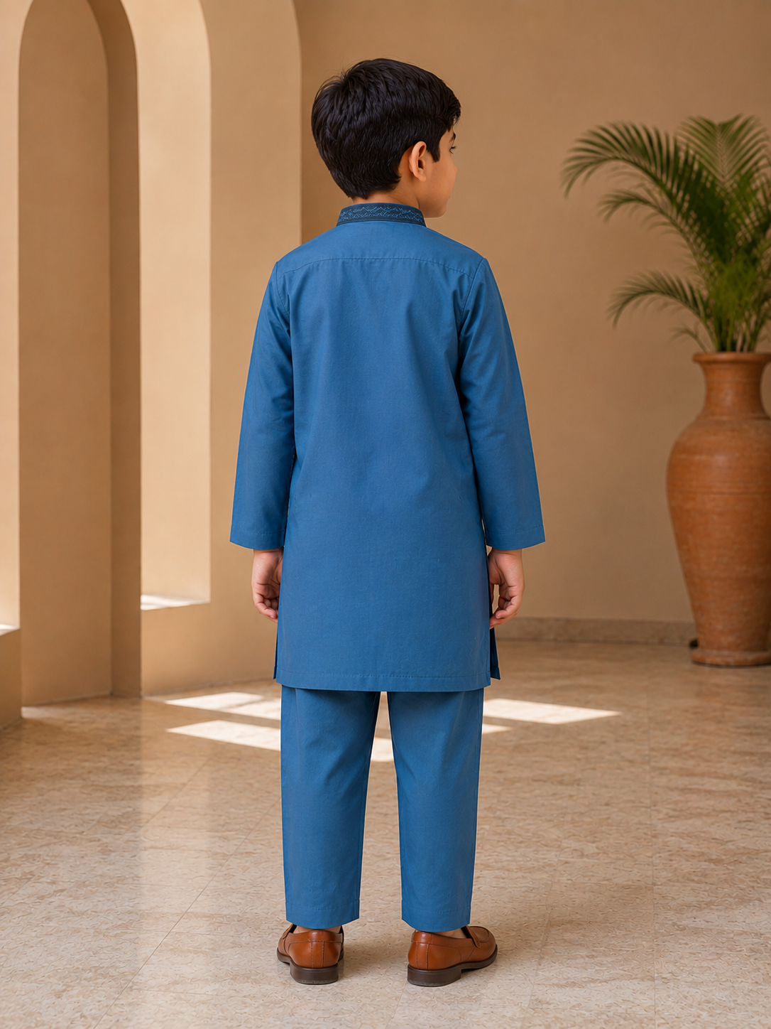 Premium Kids Embroidered Kurta Pajama Set
