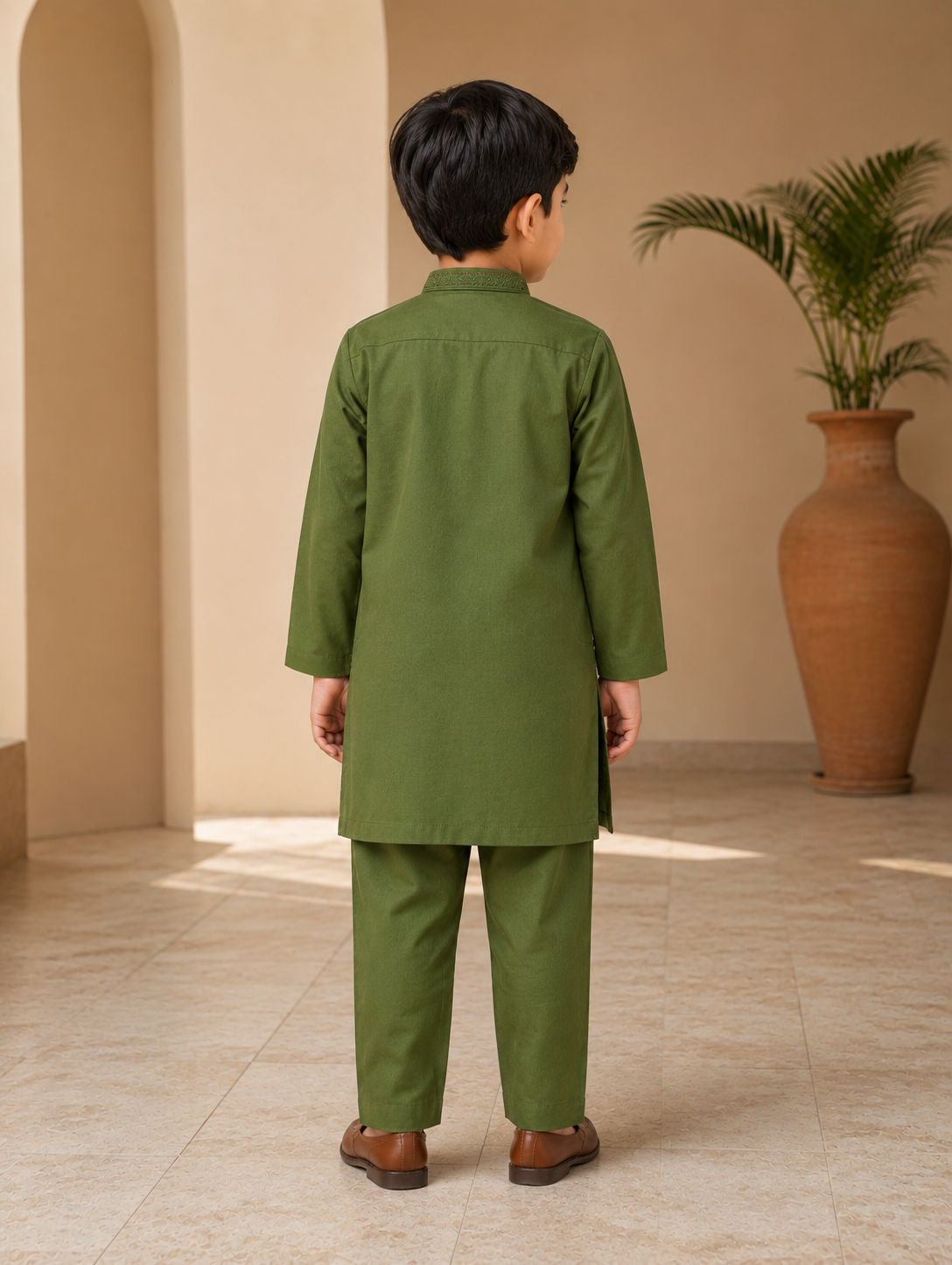 Premium Kids Embroidered Kurta Pajama Set